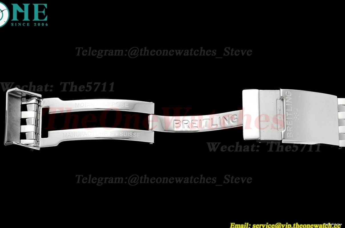 A2824 Date Dial TF Navitimer SS 1 Cream 41mm SS 0215